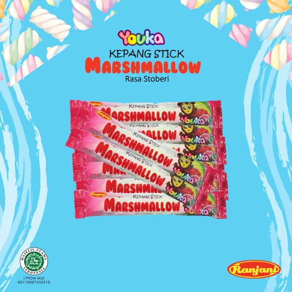 Braid Marshmallow Candy Stick Candy